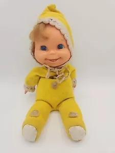 "Muñeco bebé booful Baby Beans vintage Mattel años 70 juguete 11"" necesita cuidado" - Imagen 1 de 6