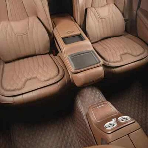 Leather Car Seat Cushion 3D Curve Design Seat Cushion Breathable Car Inter New - Picture 1 of 27