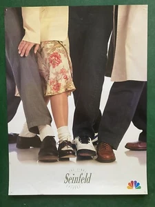 Seinfeld: "The Finale" promo poster pre-owned Feet George Elaine Kramer RARE - Picture 1 of 5