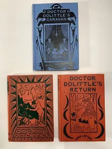 3 alte Doctor Dolittle Bücher von Hugh Lofting Kinderbücher - Bild 1 von 18
