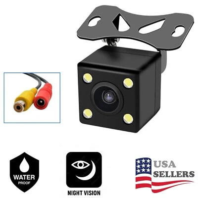 New Backup Camera Rearview Universal Mount Wide Angle for ALPINE Car Radio - Image 1 of 4