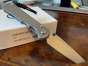 Chris Reeve Knives Large Inkosi Tanto MagnaCut LEFT HANDED LIN-1043 - Picture 1 of 2