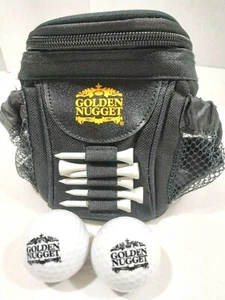 GOLDEN NUGGET MINI BAG GOLF 07805-0467 Logo Golf Balls And Bag NEW - Picture 1 of 11