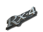 rx4 rotary rotor badge 808 929 mazda genuine plastic - M180