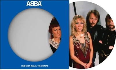 ABBA - Head Over Heels / The Visitors   NEW 7" Picture Disc Vinyl Record (2023) - Image 1 of 4