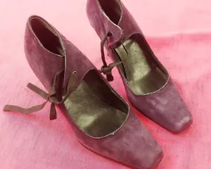 Principles Women's Stiletto High Heels Ladies Faux Suede Shoes Purple  Size 37 - Picture 1 of 13