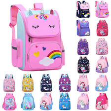 AU Child Kids Girl Unicorn Cartoon Shoulder Backpack Travel School Bags Rucksack
