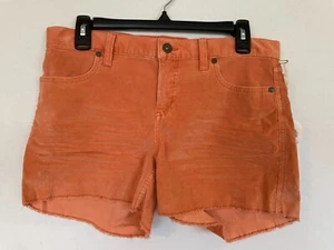 CARVE DESIGNS CORDUROY CUTOFF SHORTS IN PEACH WOMENS SIZE 6 NEW - Picture 1 of 4
