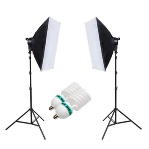 Softbox Studio Lights Lighting Kit - 20" x 28" - 800W (2 x 85W Bulb Included) - Picture 1 of 3