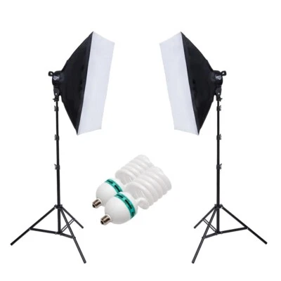 Softbox Studio Lights Lighting Kit - 20" x 28" - 800W (2 x 85W Bulb Included) - Image 1 of 3