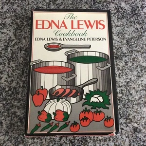 _RARE EDNA LEWIS COOKBOOK African American Virginia Southern Cooking HC DJ - Picture 1 of 4