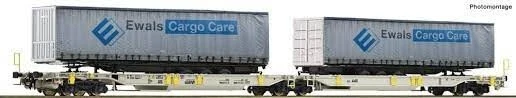Roco 76437 Aae Sdggmrs32 T2000 Grey Light,With 2 Semi-Trailers Ewals Cargo Car - Image 1 of 1