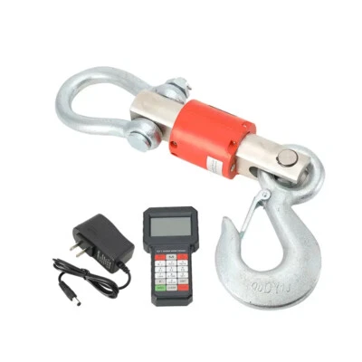 Báscula grúa colgante digital electrónica inalámbrica 10T industrial + medidor portátil Foto 1 de 4