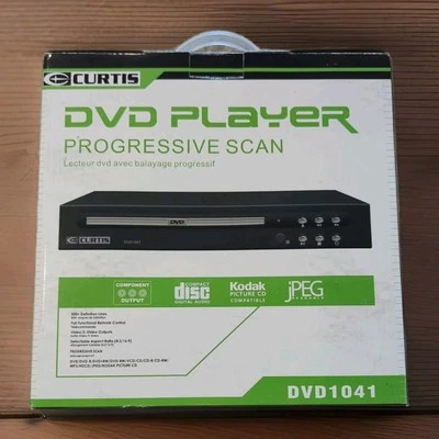 Reproductor de DVD 1041 Curtis escaneo progresivo con control remoto negro nuevo en caja JPEG KODAK Foto 1 de 4