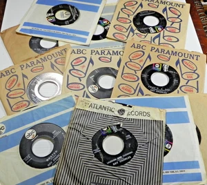 Ray Charles - Lot of 11 ABC 45 RPM Vinyl Records From The 1960s - Picture 1 of 23