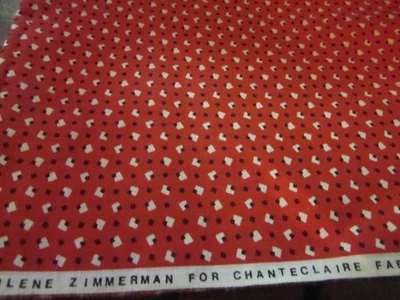 F5692, Darlene Zimmerman for Chanteclaire, fat quarters, rare fabric, - Image 1 of 2