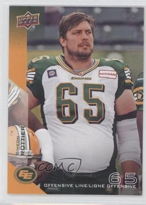 2014 Upper Deck CFL Simeon Rottier #26 - Image 1 of 2