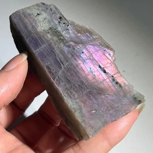 100g Rare Flashy Labradorite Slab Crystal Rough Gemstone Raw Labradorite Rough - Picture 1 of 18