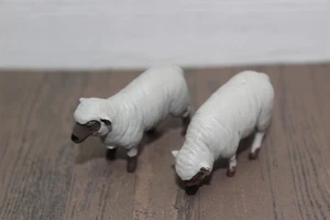 Vintage Britains Kunststoff Farmyard Schaf Figuren - Made in England (Paar) - Bild 1 von 5