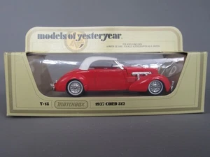 D33 Matchbox Models Of Yesteryear Y-18 Cord 812 Supercharged 1937 IN Box 1:3 5 - Picture 1 of 15