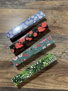 Living Glow Ballpoint Pen With LED Magnifier Stylus Head And Ink 4 Pack Floral - Bild 1 von 5