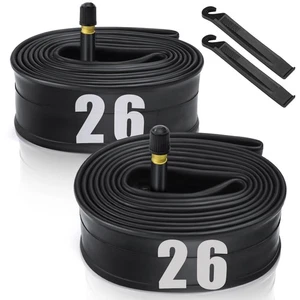 2er Pack Fahrradschläuche 26" x 1,75/2,125 AV-Ventil, 26x2,125 Fahrradschlauch kompatibel... - Bild 1 von 8