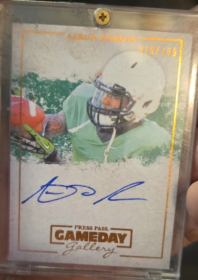 Pase de prensa 2013 - Gameday Gallery Aaron Dobson #GG-AD bronce/199 (AU, RC) Foto 1 de 1