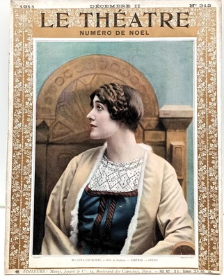 Ida Rubenstein & Natalia Trouhanowa lithographs - Noël 1911 French Le Théatre Foto 1 de 4