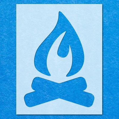 LAZER NINJA Feuer Form Flamme 1O Schablone: Mylar Airbrush Wandkunst Malerei Handwerk, DIY