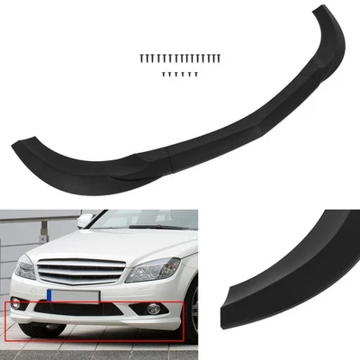 Nuevo parachoques delantero negro mate para Mercedes Benz W204 Clase C 2008-2011 Foto 1 de 4