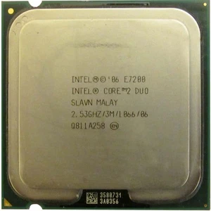 PC CPU LGA 775 Core 2 Duo E7200 2.53GHz SLA95 LGA775 Refurbished Processor - Picture 1 of 1