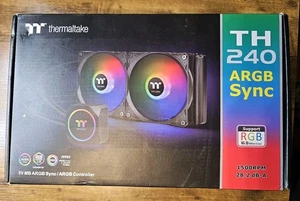 Thermaltake TH240 ARGB Sync V2 CPU enfriador de líquido/AlO refrigeración líquida/ventilador 120 mm*2/ - Imagen 1 de 4