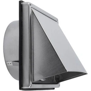 6" Inch Stainless Steel Exhaust Range Hood Vent Cover - Indoor and Outdoor Ki... - Picture 1 of 9