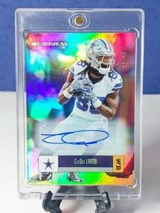 2025 Donruss CeeDee Lamb Foil Autograph #/25 SSP • Cowboys #R05-CDL - Bild 1 von 4