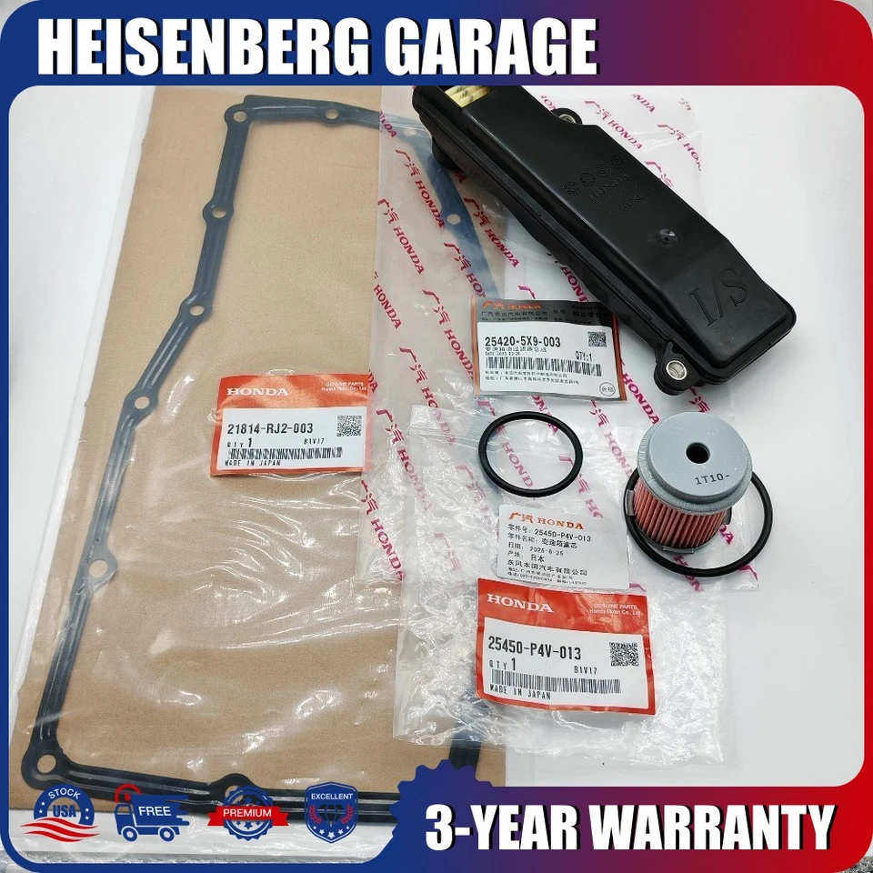 Kit de filtro de transmisión automática negro genuino 25420-5X9-003 para Honda Accord CRV    Foto 1 de 4