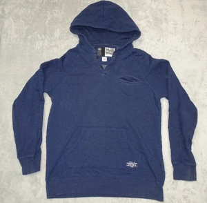Analog Clothing Hoodie L Blue Pullover Type A-G Wheel Wash Kangaroo Pocket - Picture 1 of 13