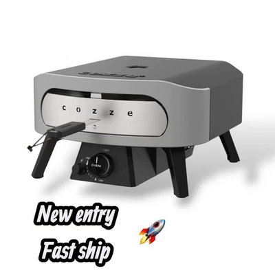 COZZE Forno Pizza a Gas 13” – Gas 30 mbar | Pietra in cordierite inclusa - NUOVO - Immagine 1 di 4