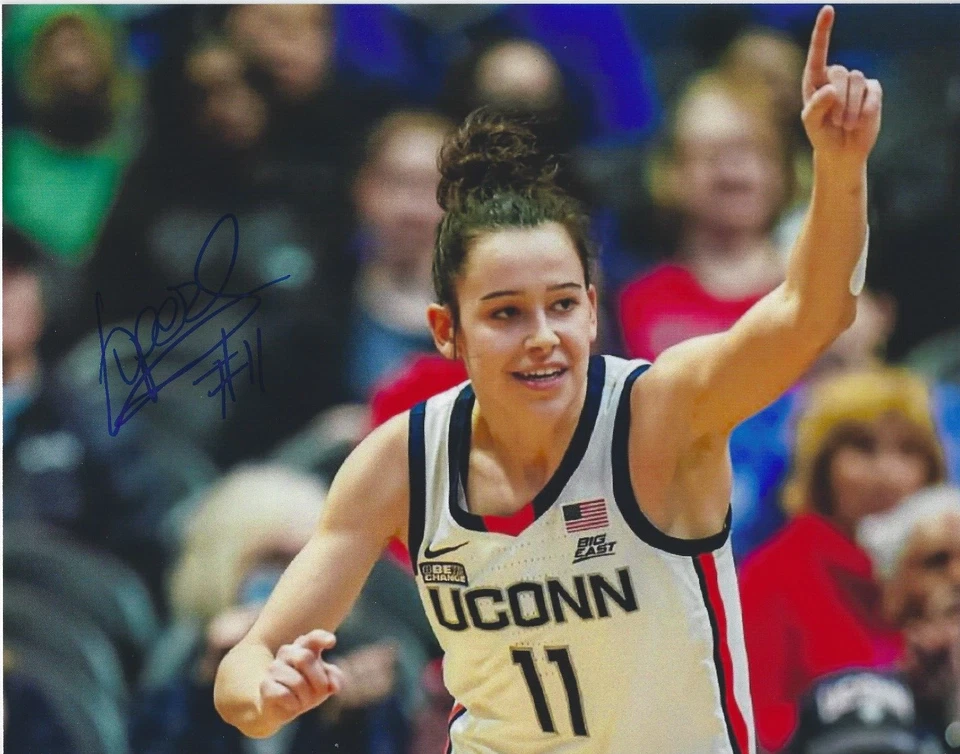 LOU LOPEZ-SENECHAL Signed 8 x 10 Photo WNBA Basketball UCONN Dallas WINGS - Image 1 of 1