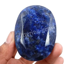 654 Ct IGL Certified Natural Oval Cut African Blue Sapphire Loose Gemstone 4OUE - Picture 1 of 9