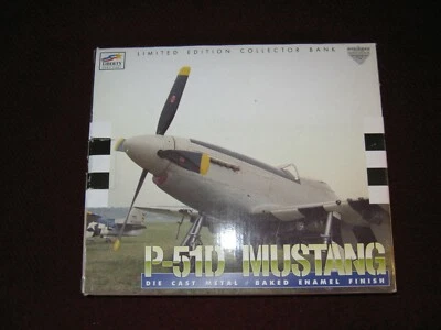 Liberty P-51D Mustang Fighter Plane Die Cast Metal Bank 1:48 G.I. Joe 1995 - Image 1 of 4