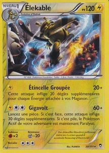 Elekable Reverse - XY3:Poings Furieux - 30/111 - Carte Pokemon Neuve Française - Picture 1 of 1
