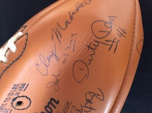 USC Football 1970's Team Signed Football - Clay Mathews, A.D. 28, John McKay - Picture 1 of 7