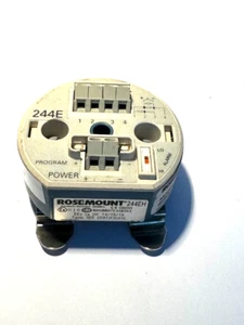 Rosemount 244EH Temperaturmessumformer PT100-385 4-adrig PC-programmierbar - Bild 1 von 3