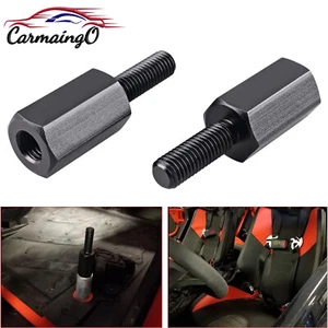 2pc Black Seat Raise Upright Seating Position Lift Up for Can Am Maverick X3 UTV - Picture 1 of 7