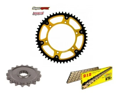 Yamaha Tracer 900 GT 2018-2020 DID VX Chain + Gold Supersprox Sprocket Kit - Image 1 of 3