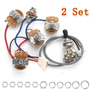 2 SET LP Guitar Pickup Wiring Harness 2V2T for Epiphone Les Paul USA Shipping - Picture 1 of 10