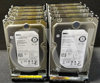 LOT OF 10 - Dell 529FG ST4000NM0023 4TB 7.2K RPM 6Gb/s 3.5" SAS HDD Hard Drive - Image 1 of 4