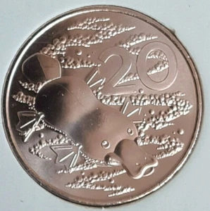 2021 Australian BABY Set - Moneda de veinte centavos 20c - Ornitorrinco - Unc ex RAM Set como nuevo - Imagen 1 de 2
