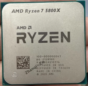 AMD Ryzen 7 5800X 3.8GHz 8Core TDP 105W Socket AM4 Support B450 B350 X370 A320 - Picture 1 of 1