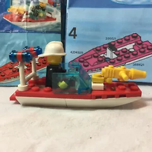 LEGO City 4992 bote de bomberos - 100% completo con mini figura e instrucciones - Imagen 1 de 8